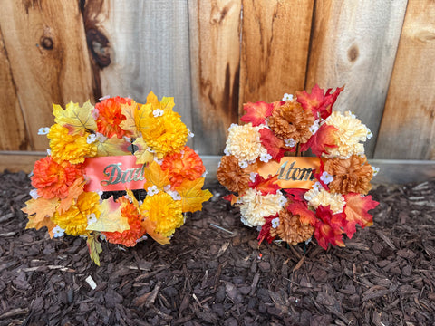 Artificial Wreath- Mom or Dad (Fall)