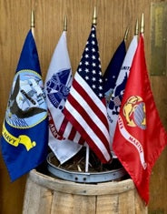 12" x 18" Military Flags