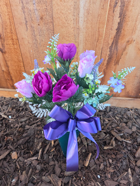 Artificial Peony/Rose Bouquet