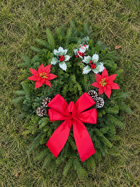 Holiday Tidings Balsam Wreath